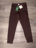 Women's Brown Halara Leggings size large NWT