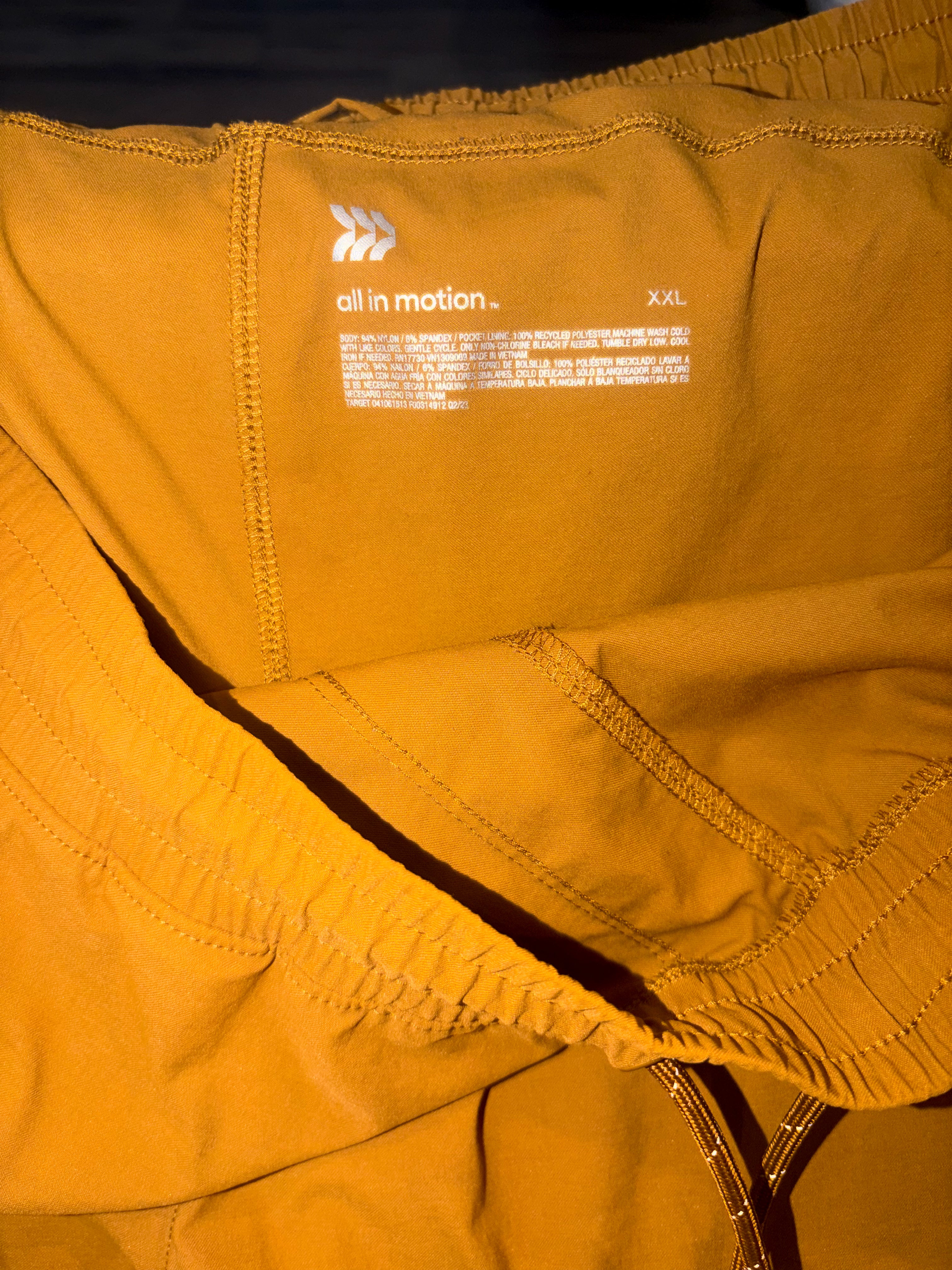 Men's Khaki All In Motion joggers size XXL