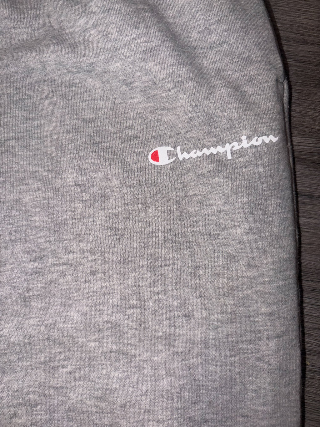 Men's Grey Champion jogger sweats size Large