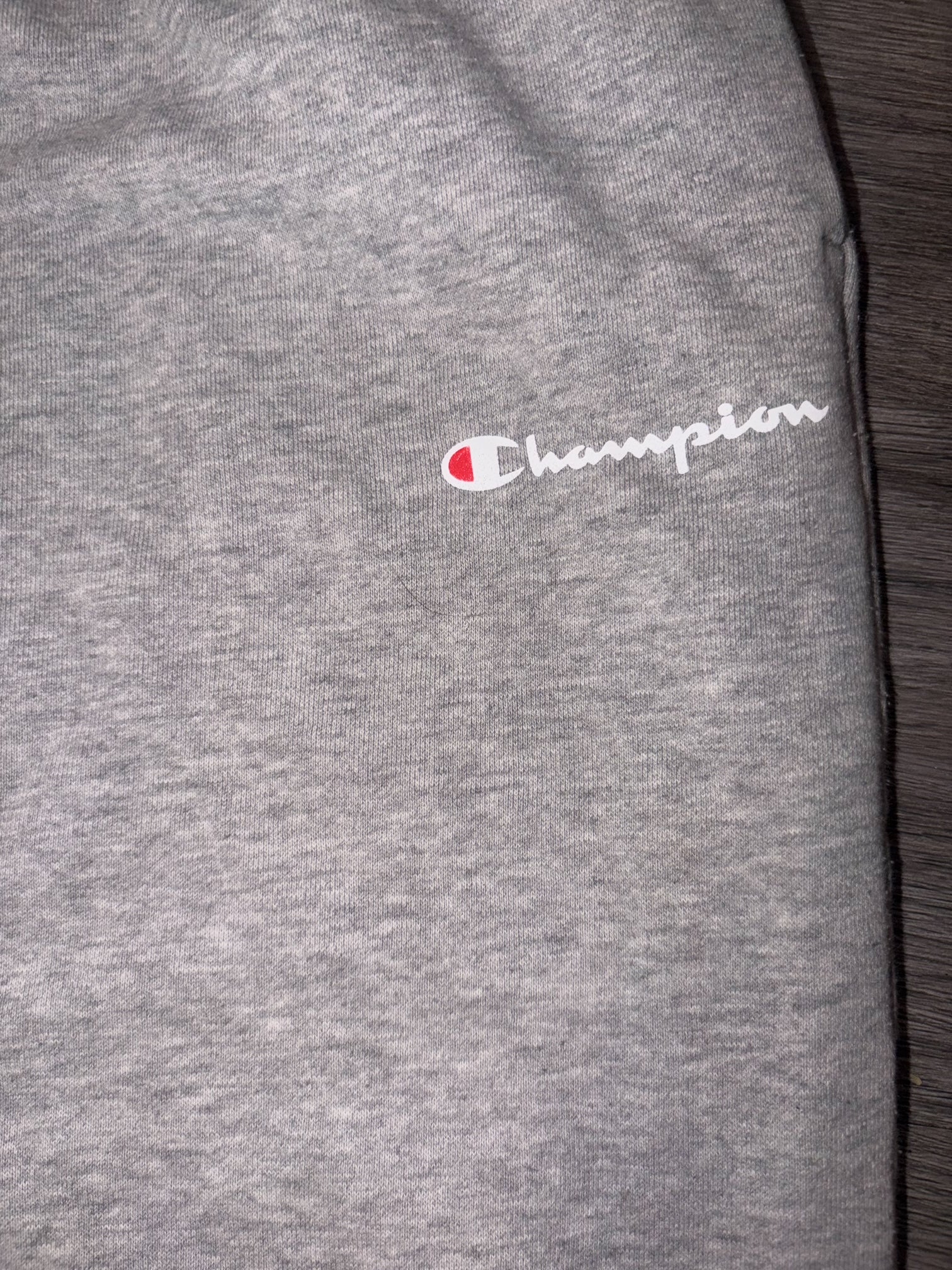 Men's Grey Champion jogger sweats size Large