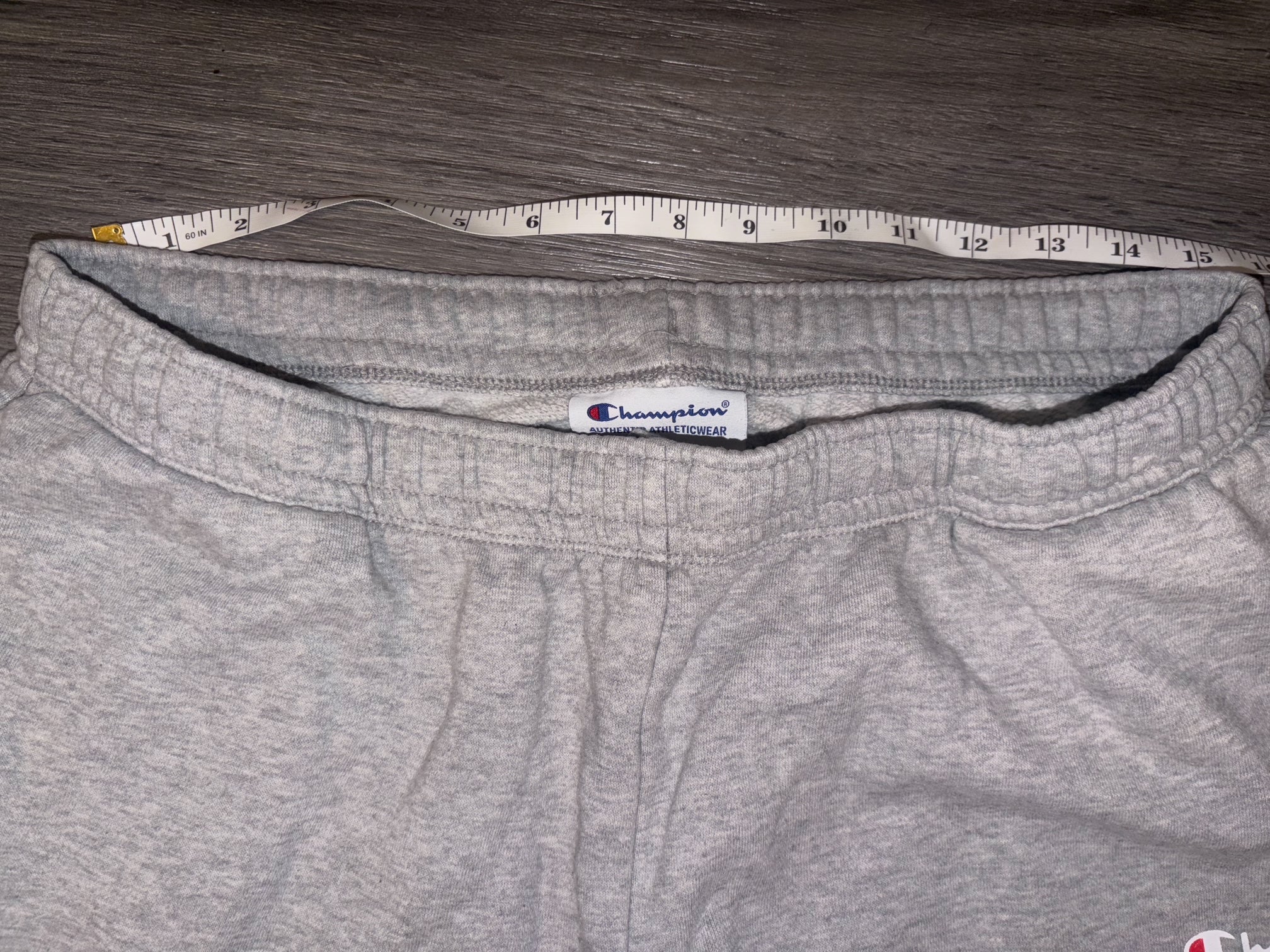 Men's Grey Champion jogger sweats size Large