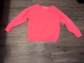 Hot Pink Glittering Boutique off shoulder sweatshirt size XL